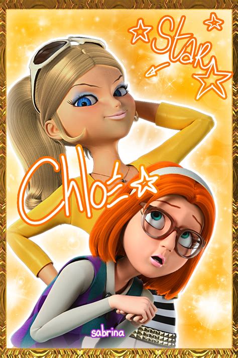 miraculous ladybug chloe and sabrina